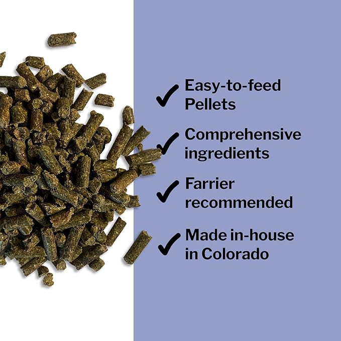 Formula 707 Hoof Health Equine Supplement, 2.5lb Jar – Biotin, Amino Acids, and Minerals to Improve and Support Healthy Horse Hooves