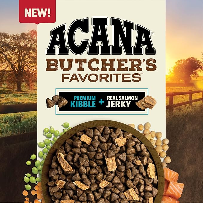 ACANA Butcher’s Favorites Grain-Free Dry Dog Food Wild-Caught Salmon Recipe 4lb Bag