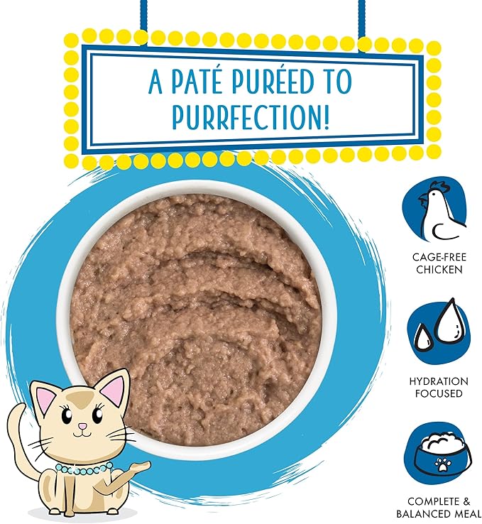 Weruva Wet Cat Food, Jeopurrdy Licious with Chicken Pate, 5.5oz Slide N Serve Pouch, Pack of 12