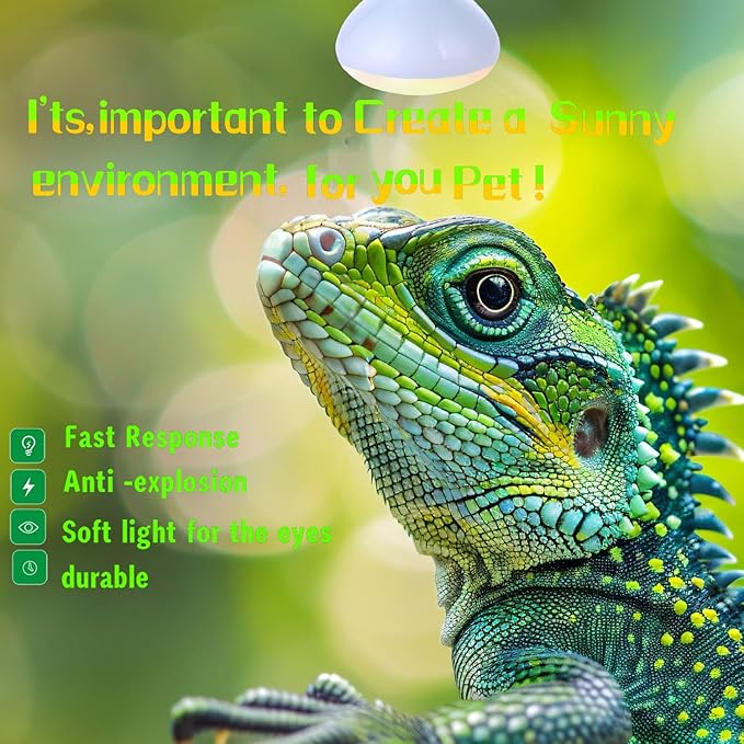 Reptile Heat Lamp Used in Reptiles 75W 100W Heat Lamp Bulbs for Reptiles 2 Pack Amphibians Basking Heat Lamp Bulbs UVA Daylight Basking Light (100Watts)