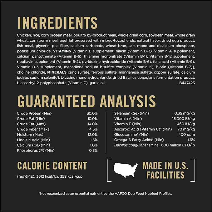 Purina Pro Plan Small Breed Weight Management Dry Dog Food, Shredded Blend Chicken and Rice Formula - 18 lb. Bag