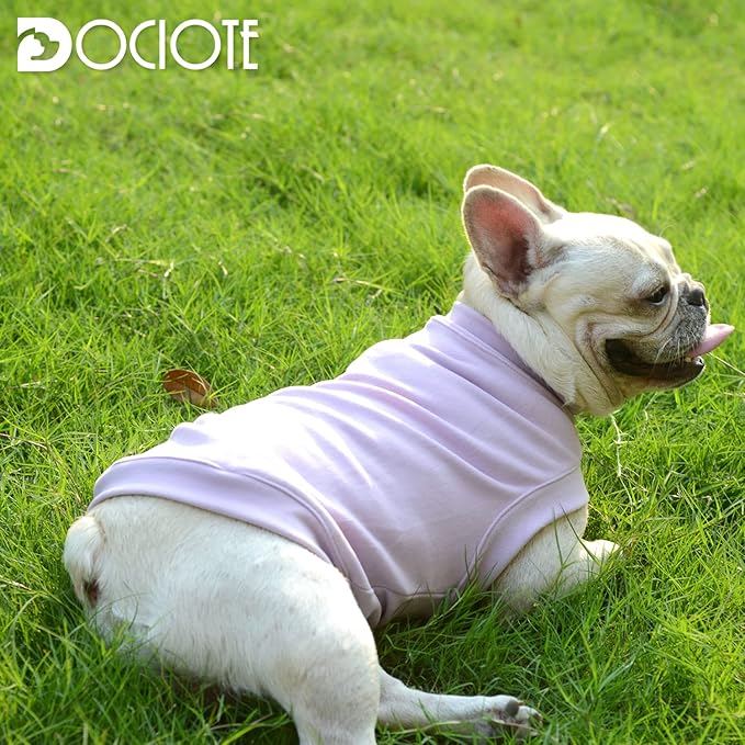 Soft Fleece Dog & Cat Sweatshirt - Warm Stretchy Hoodie Pullover for Small & Medium Dogs & Cats - Comfortable Winter Clothes for Cold Weather