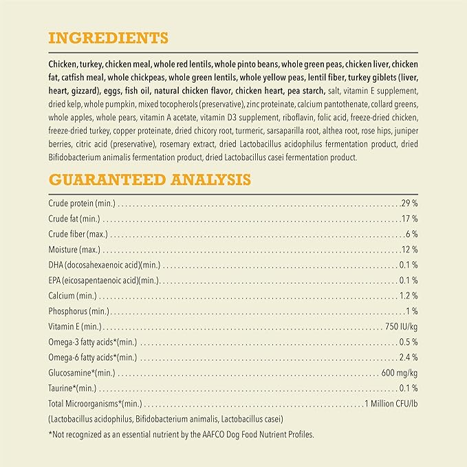 ACANA Grain Free Dry Dog Food Free Run Poultry Recipe 25lb Bag