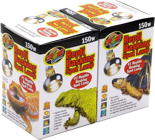 CAROLINACUSTOMCAGES Chlorhexidine Bundle with Basking Spot Bulbs, 150 watt, E27 Threaded Base, Set of 2 Bulbs