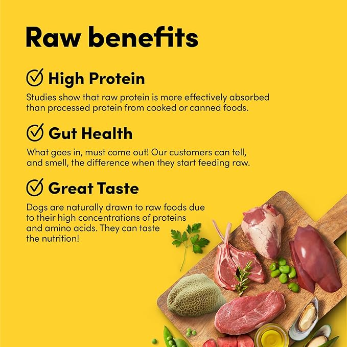 RawMix50 Premium Freeze-Dried Raw Grass-Fed Lamb Recipe Dog Food, Protein Rich, Includes Kibble, Non-GMO, No Wheat or Corn, 4 lbs