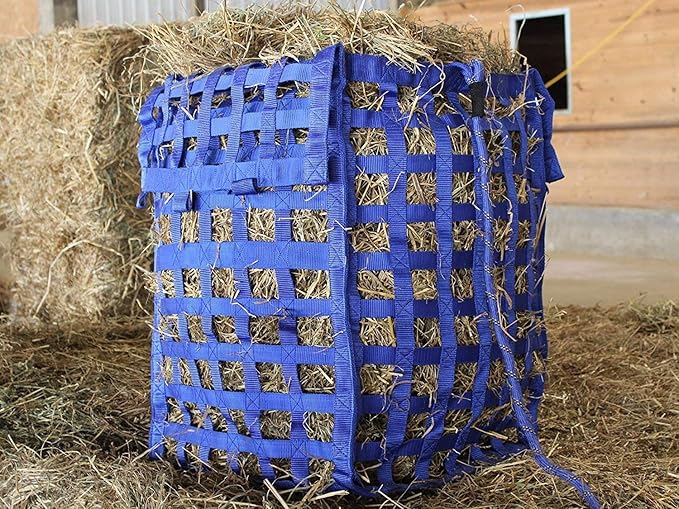 Derby Originals Natural Grazer Patented Four Sided Slow Feed Horse Hay Bag with One Year Warranty
