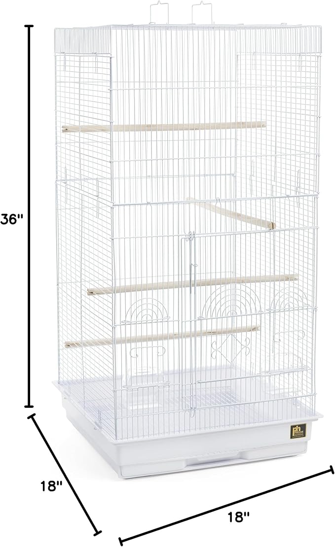 Prevue Pet Products SPECONO1818H-W Tall Tiel Cage, White