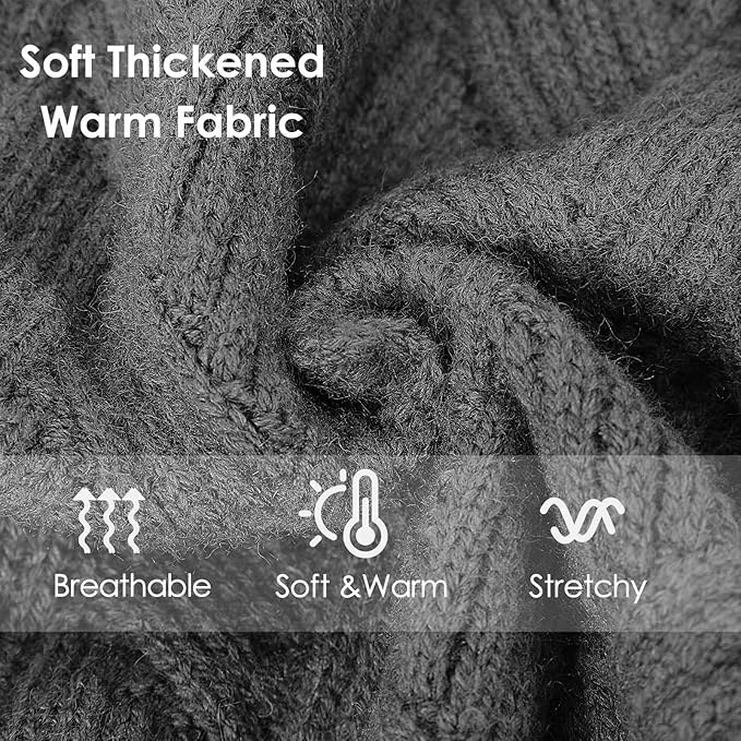 AOFITEE Small Dog Sweater, XS Dog Sweater, Warm Dogs Halloween Sweaters, Dogs Winter Sweaters for Pet Girl Boy, Turtleneck Thick Puppy Sweatshirt Female Male for Yorkie, Chihuahua (Grey, XSmall)