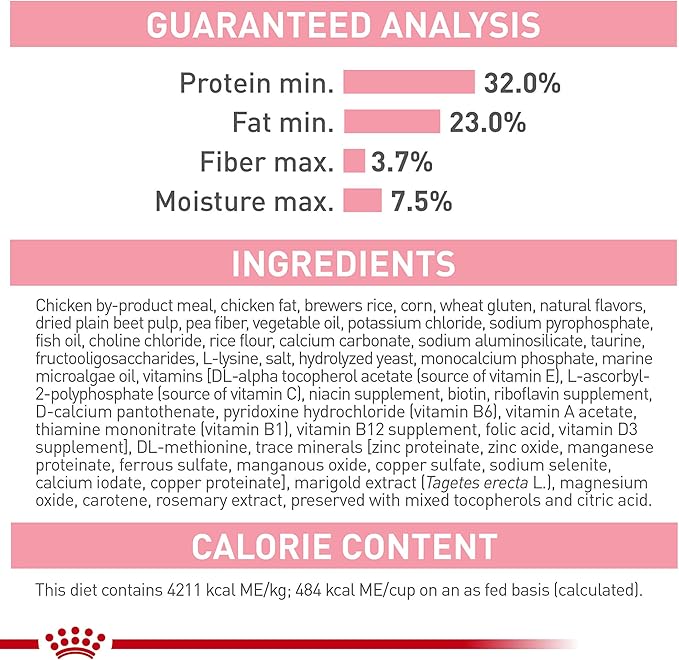 Royal Canin Feline Health Nutrition Mother & Babycat Dry Cat Food, 3 lb Bag