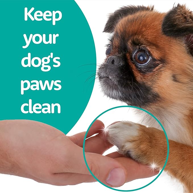 Evergreen Pet Supplies Dog Paw Soak Tablets - 100 Count, 4g Tea Tree Oil Fizz - Deep Clean & Soothe Itchy Paws - Dog Bath Tablets