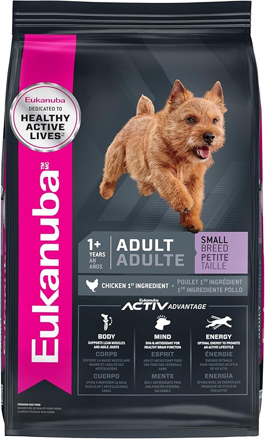 Eukanuba Adult Small Breed Dry Dog Food, 4.5 lb Bag
