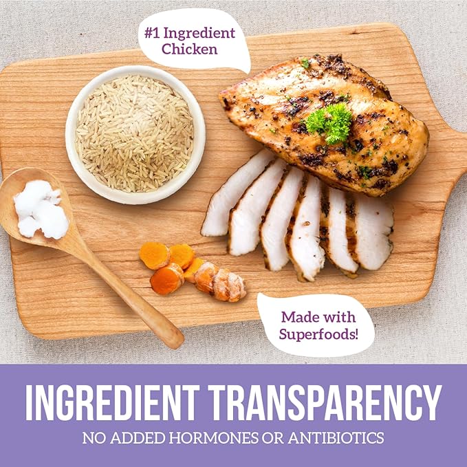 Health Extension Little Bites Dry Dog Food for Small Breeds, Chicken & Brown Rice Recipe, with Probiotics & Superfoods for Digestion & Coat Health, 30 lb Bag (Pack of 1)