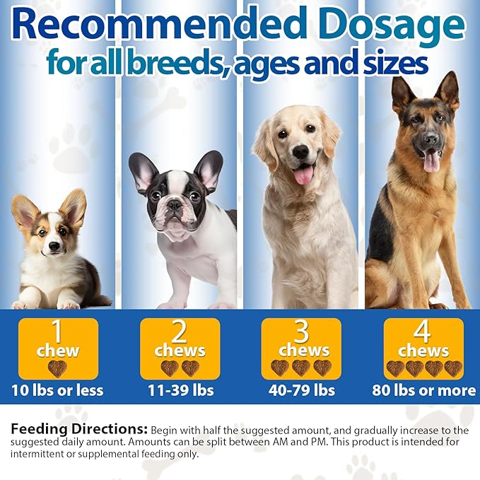 Dog Allergy Chews 200 Chews - Dog Itching Skin Relief Support - Omega 3 Probiotics for Dogs - Itchy & Paw Licking Relief, Seasonal Allergies, Skin & Coat Immunity Supplement - Chicken Flavor