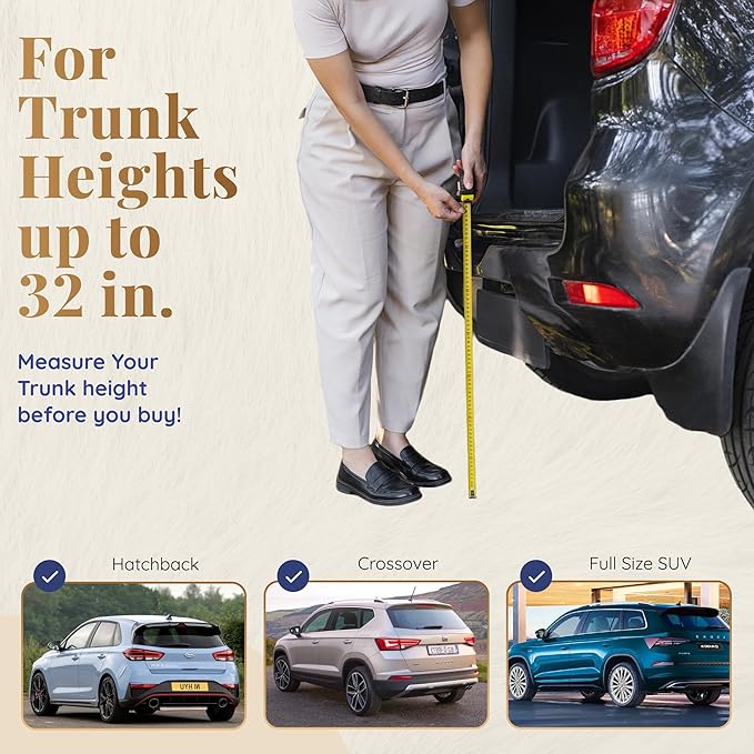 Dog Ramp for Car - 68,5" Long & 15" Wide - Rubber Anti-Slip Dog ramps for Large Dogs - Stable Dog Car Ramp 300 Pounds Capacity - Foldable Pet Ramp for Truck - Portable Folding Dog Ramp - Dark Gray