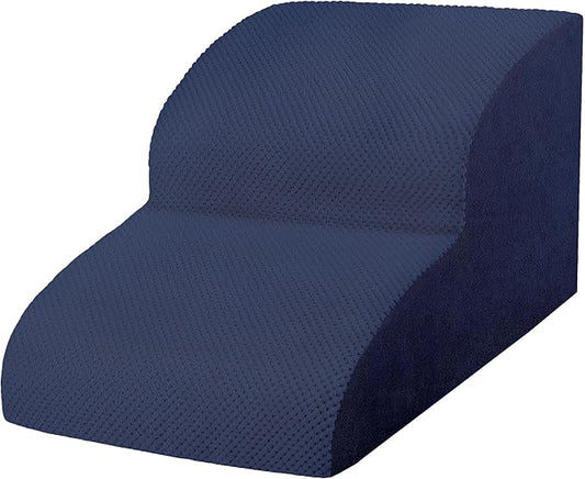 Dog Stairs for Small Dogs, High Density Foam Dog Steps, Extra Wide Non-Slip Pet Ramp for High Beds Or Couch, Soft Doggie Ladder for Dogs Injured, Older Pets, Small Cats