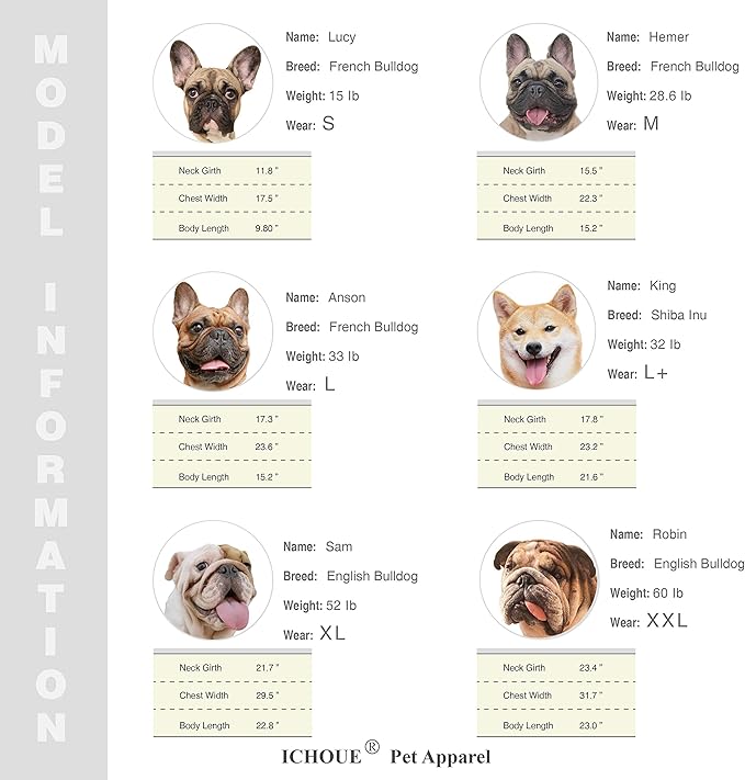 iChoue 100% Breathable Cotton Dog Hoodies Clothes for French Bulldog Sweatshirts Sweaters Frenchie Pug English Medium Dogs - Blue, Large Plus