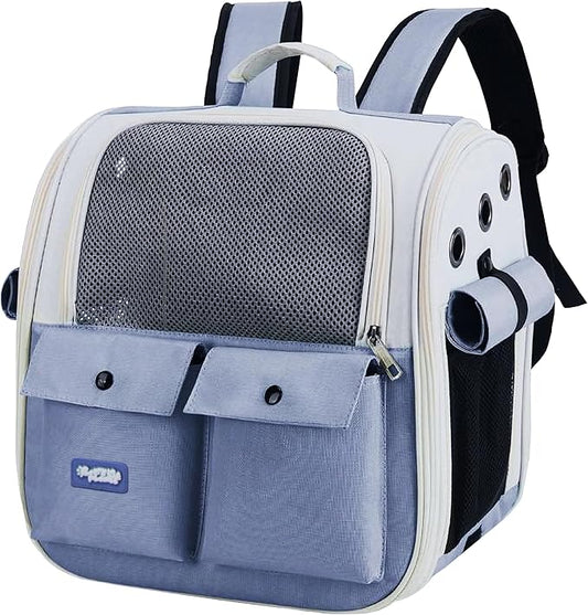 CMP – Cat Backpack Carrier Airline Approved – Breathable Pet Carrier Backpack for Small Dogs, Cats, Puppies, Rabbits – Travel Dog Backpack with Ventilated Design for Hiking, Outdoor, Car Trips