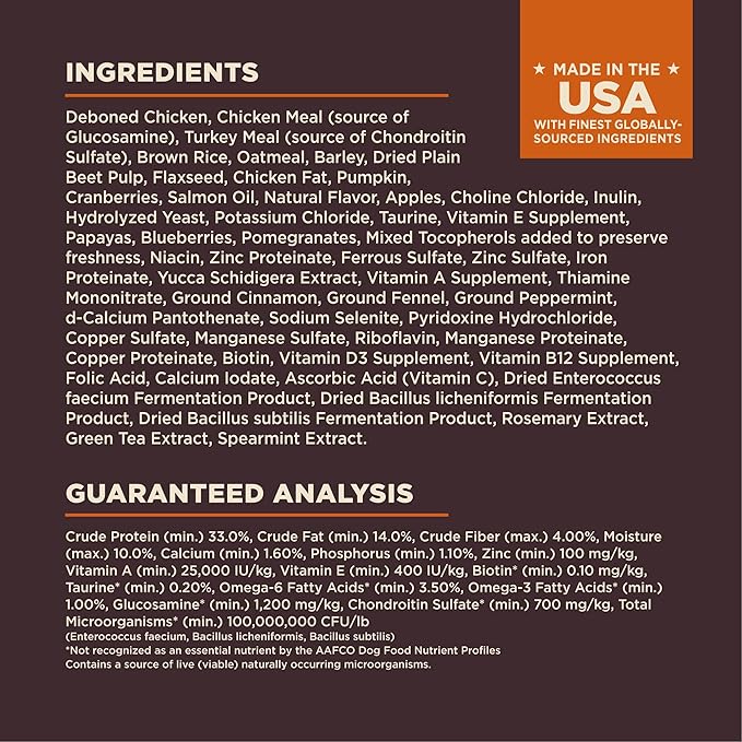 Wellness CORE Digestive Health Dry Dog Food, Small Breed, Wholesome Grains, Natural, Recipe for Dogs with Sensitive Stomachs, Chicken, (12-Pound Bag)