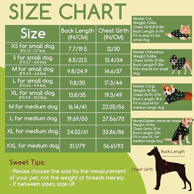 Pizza Weed Leaf Dog Hoodies，Dog Clothes with Pocket and Hat Winter Clothes Sweaters for Medium Large Dogs Girl Boy Pets' Clothes Outfits