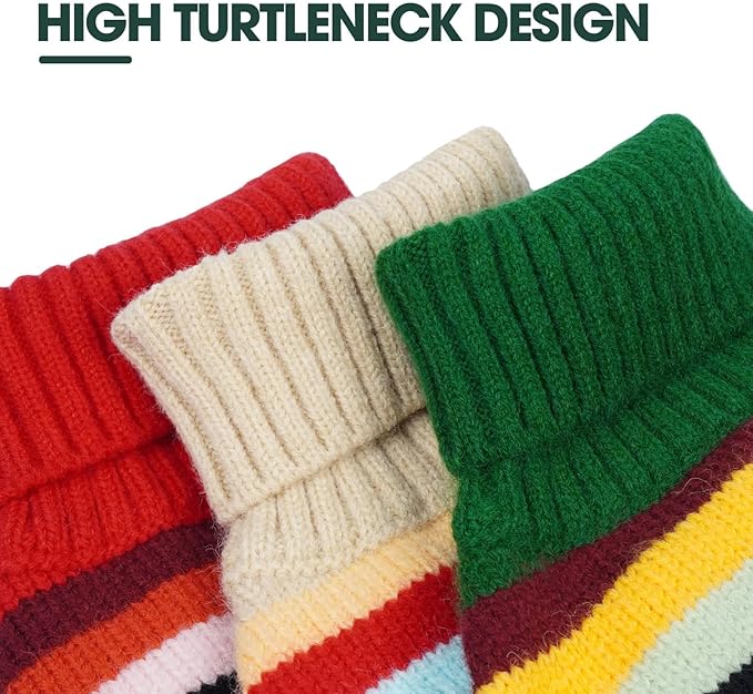 Kuoser XXL Dog Sweater, Dog Sweaters for Large Dogs, Pullover Warm Doggie Sweaters Boy Girl, Cold Weather Pet Kintwear Clothes for Golden Retriever, Labrador, Green XXL