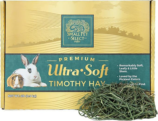 Small Pet Select - Premium Ultra Soft Timothy Hay, Rabbits, Guinea Pigs, Chinchillas, 2lb