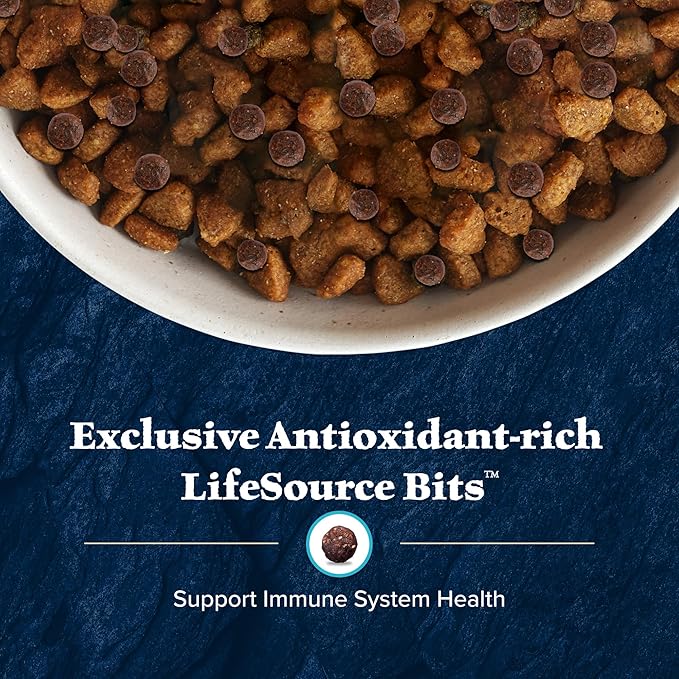 Blue Buffalo Wilderness Natural High-Protein Dry Food for Large Breed Puppies, WITH WHOLESOME GRAINS, Chicken, 28-lb Bag.