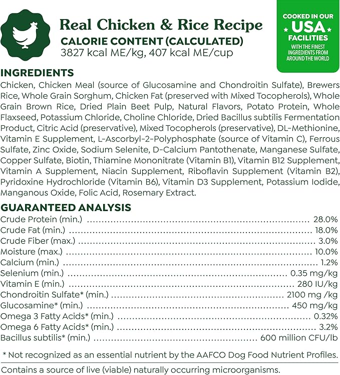 Greenies Smart Essentials Small Breed Adult High Protein Dry Dog Food Real Chicken & Rice Recipe, 13.5 lb. Bag