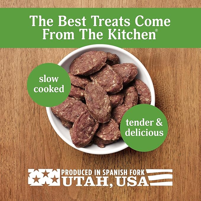 Milo's Kitchen Beef Sausage Slices With Rice Dog Treats, 18 Ounce