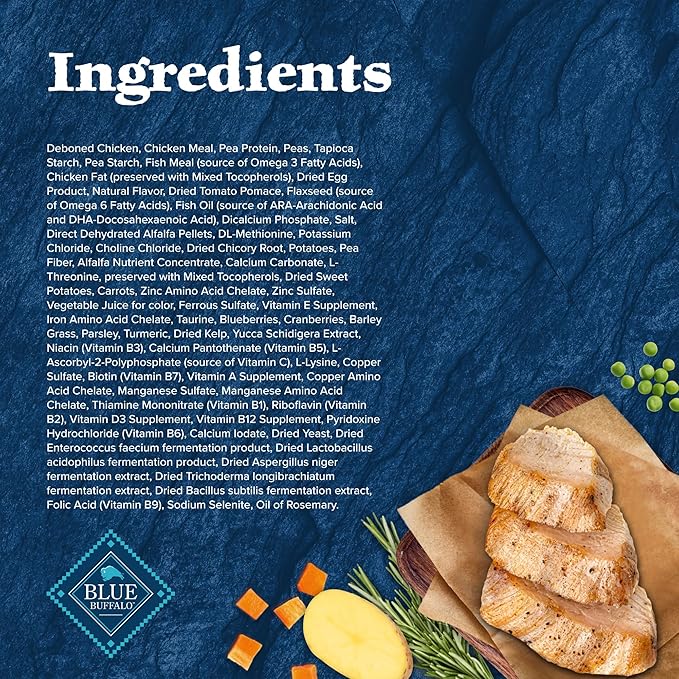 Blue Buffalo Wilderness Puppy High-Protein Dry Dog Food with Real Chicken, Grain-Free, Made in The USA with Natural Ingredients, Chicken, 4.5-lb. Bag (Pack of 4)