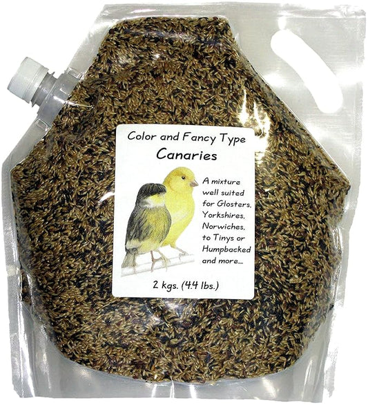 Canaries (Color & Type), 2 kg (4.4 lbs) Pour Spout Bag