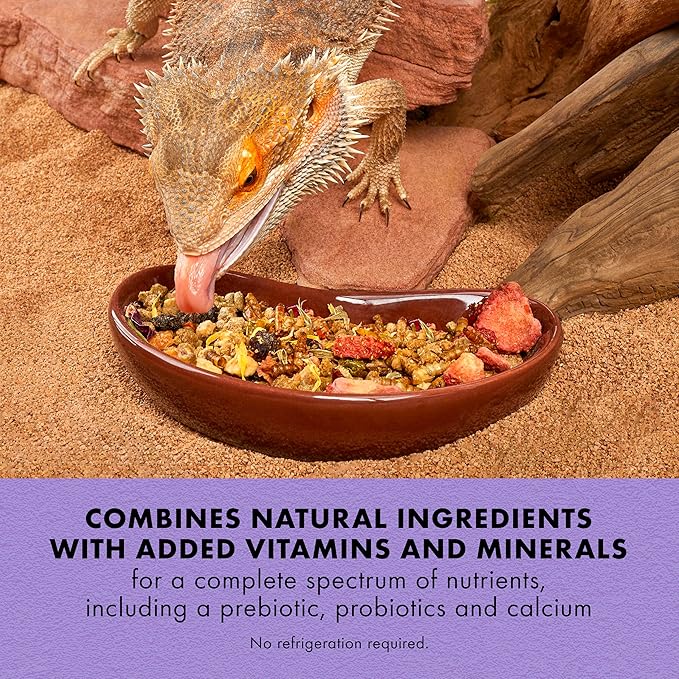 Zilla Pet Reptile Omnivore Food Medley Diet, 4 oz